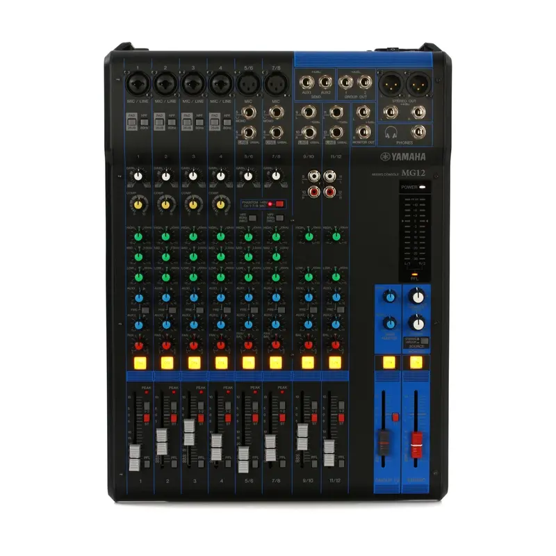 Yamaha 12-Channel Mg12 Analog Mixer 1