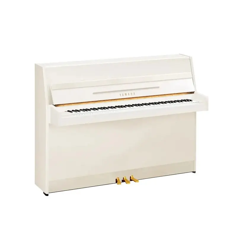 Yamaha Acoustic Upright Piano Ju109 Polished White 1