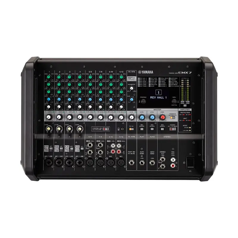 Yamaha Emx7 12-Input Powered Mixer 1