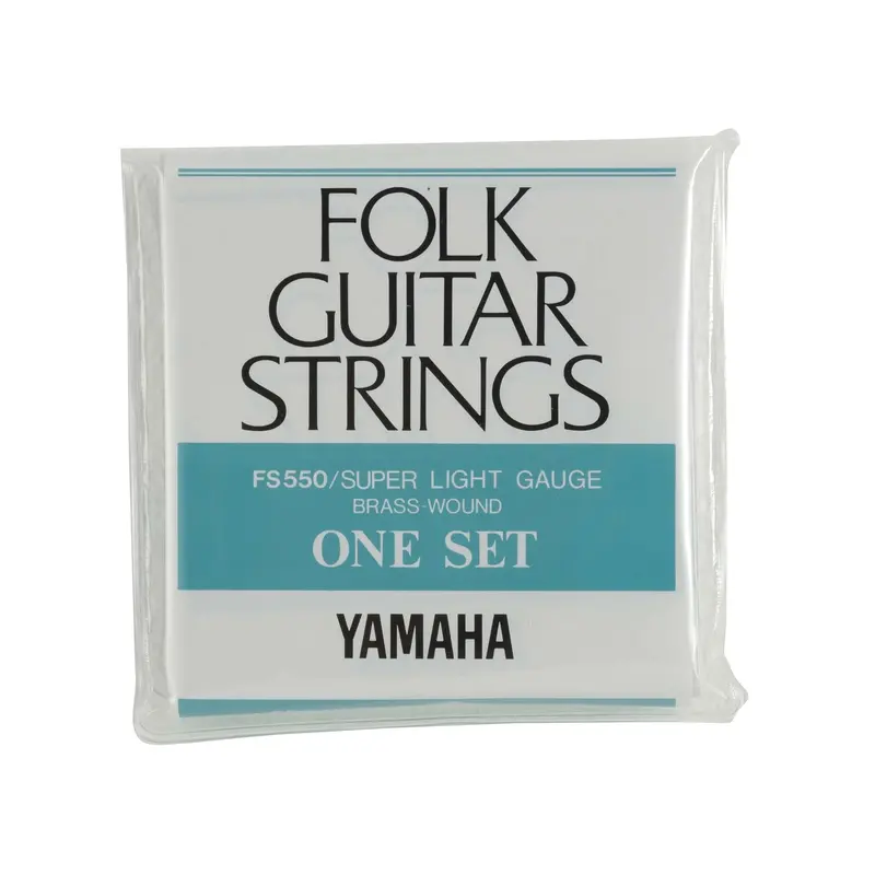 Yamaha Fs550 Steel Guitar Strings - Brass Wound Super Light Gauge One Set 1