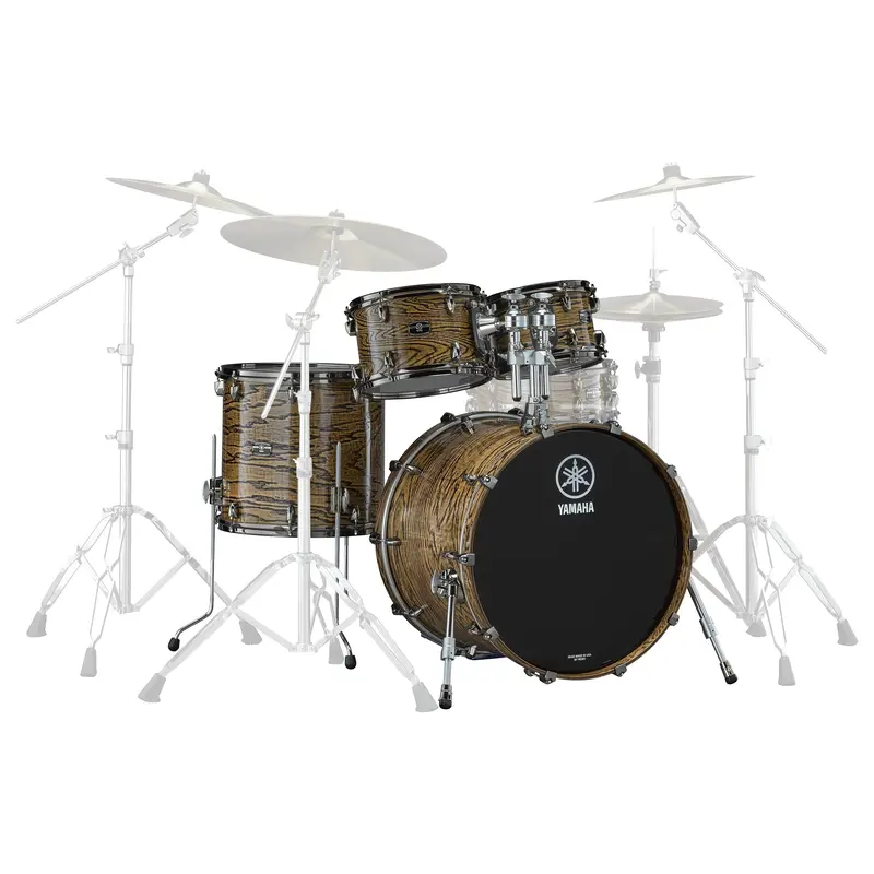 Yamaha Live Custom Hybrid Oak 4-Piece Shell Pack - Natural 1