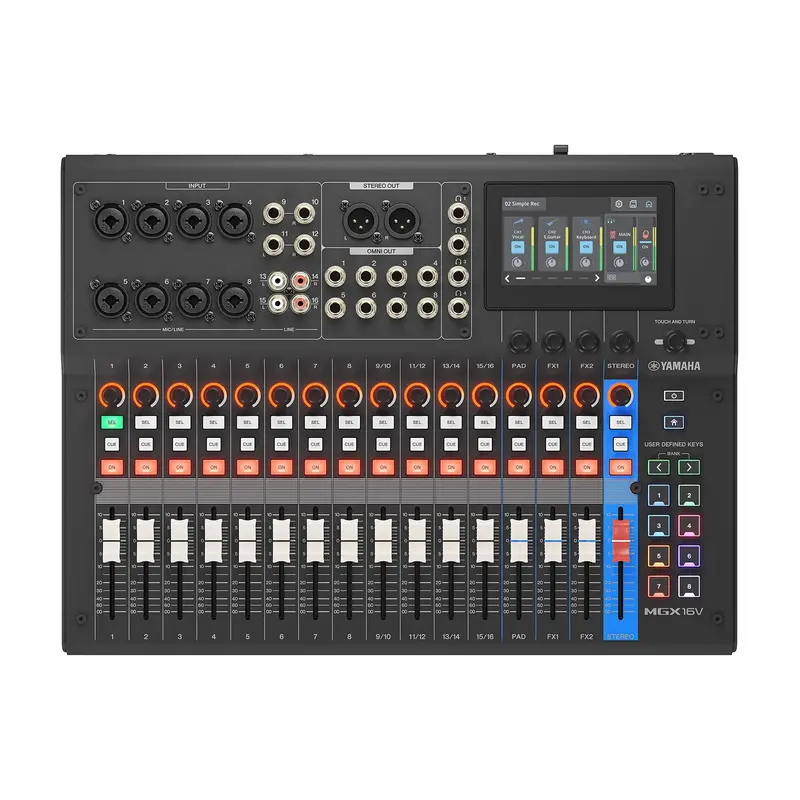 Yamaha Mgx16v 22-Channel Digital Mixing Console With Video Interface 1