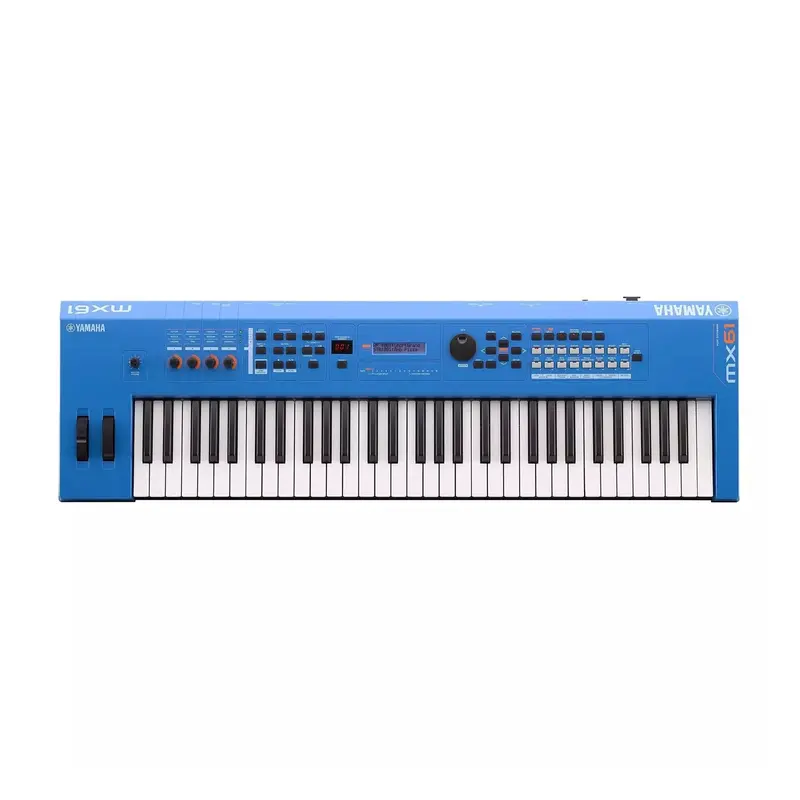 Yamaha Mx 61 Key Music Production Synthesizer V2 - Electric Blue 1