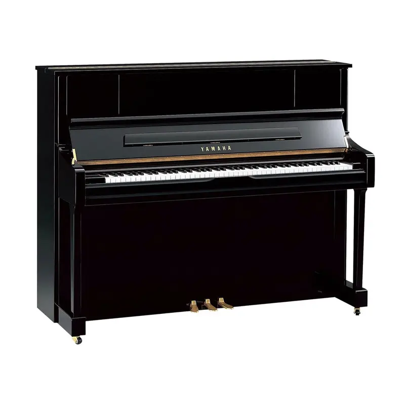 Yamaha U1j Acoustic Upright Piano Polished Ebony 1