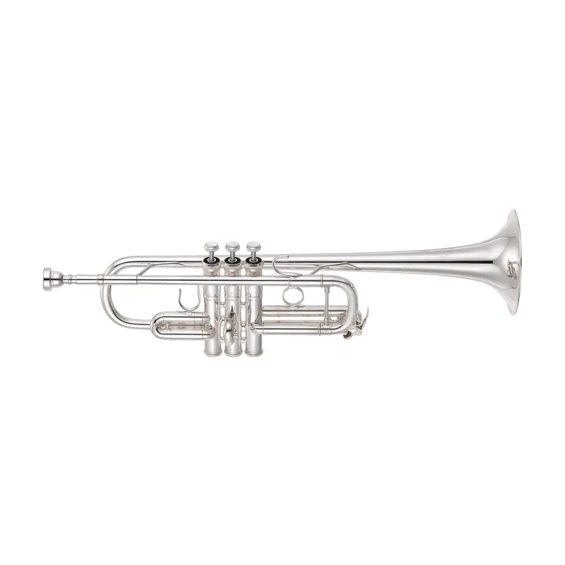 Yamaha Ytr-9445Chs-Br Iii Xeno Artist Professional C Trumpet - Silver Plated 1