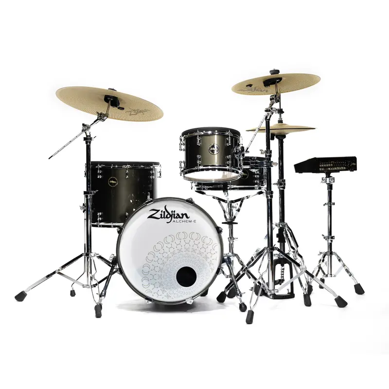 Zildjian Alchem-E Gold 4-Piece Electronic Drum Kit 1