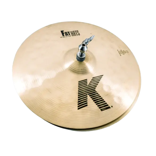 Zildjian K 14" Bronze Fat Hi-Hats Cymbals 1