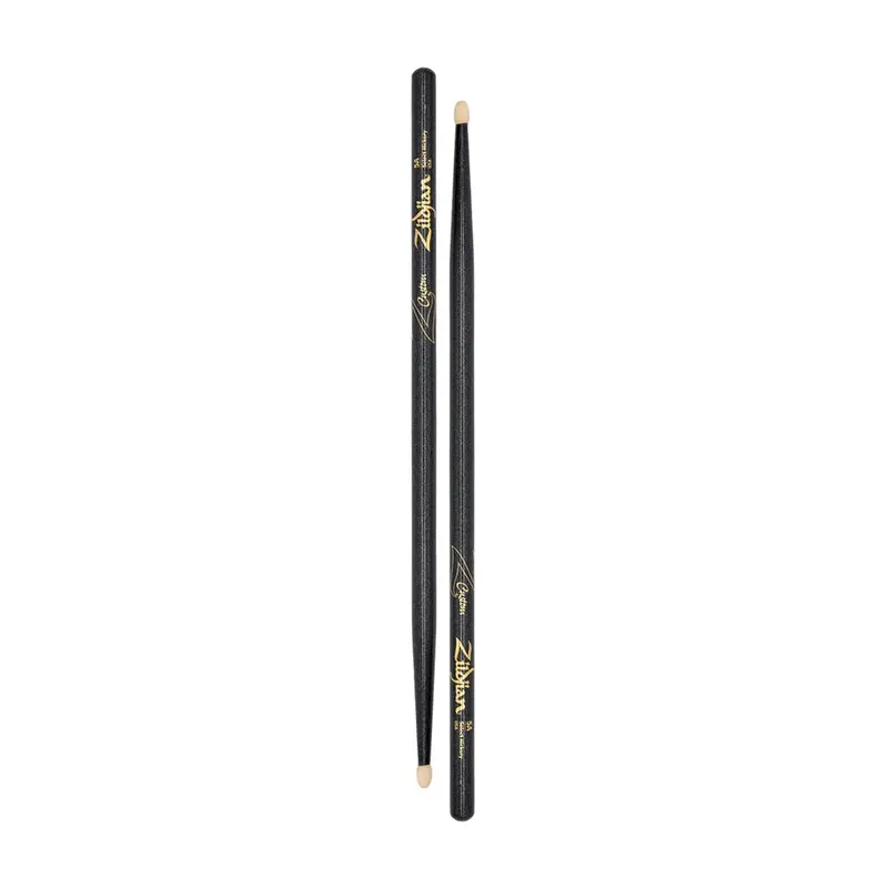 Zildjian Z5acb-Zc Z Custom Limited-Edition Black Chroma Drumsticks - 5Aw 1