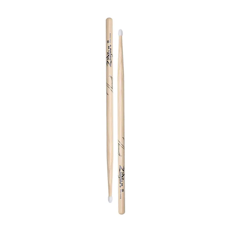 Zildjian Z5bn 5B Nylon Tip Anti-Vibe Hickory Drumsticks 1