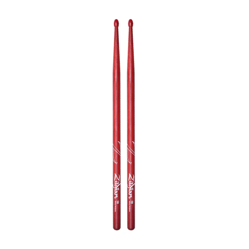 Zildjian Z5bnr 5B Nylon Tip Red Drumsticks 1