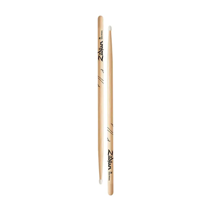 Zildjian Z7ana 7A Nylon Tip Anti-Vibe Hickory Drumsticks 1