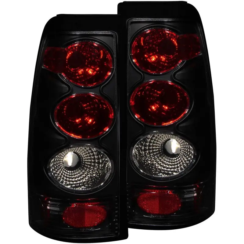 Anzo Dark Smoke Taillight Assembly – 1999–2002 Chevrolet Silverado 1500, Oem-Style Fitment 1