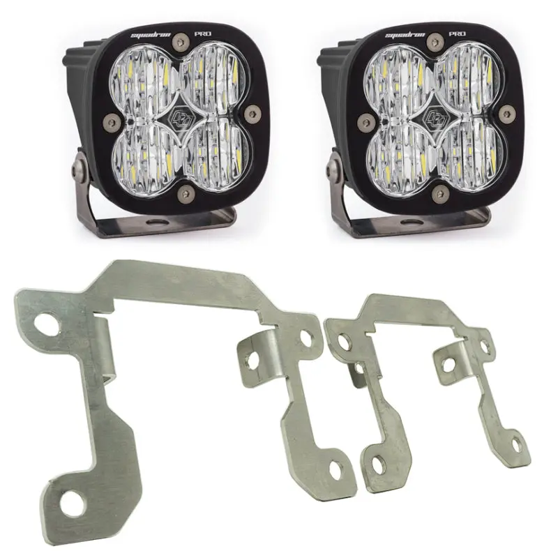Baja Designs Squadron Pro Fog Light Pocket Kit For 2019 Ford Ranger 1
