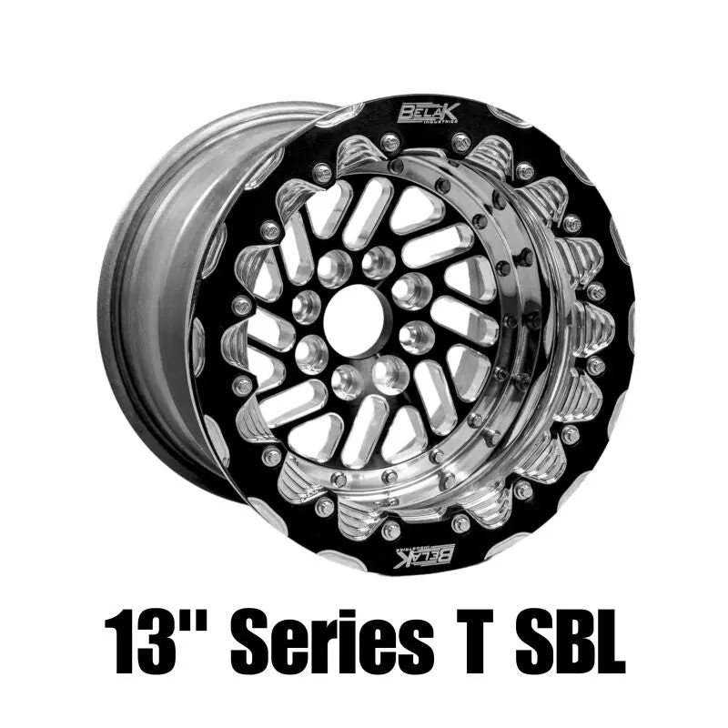 Belak Twisted Series 13X9 Inch Non-Beadlock Off-Road Wheel — 4X100 Bolt Pattern, 5-Inch Backspace 1