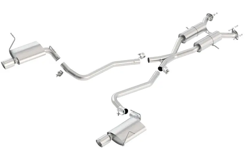 Borla Stainless Steel Cat-Back Exhaust System For 2011–2016 Jeep Grand Cherokee 5.7L V8 (4Wd/Rwd) 1