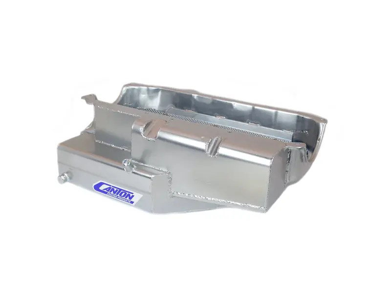 Canton Small-Block Chevy Oil Pan – Open-Chassis Design, 16" Long, Fits Pre-1985 Engines 1