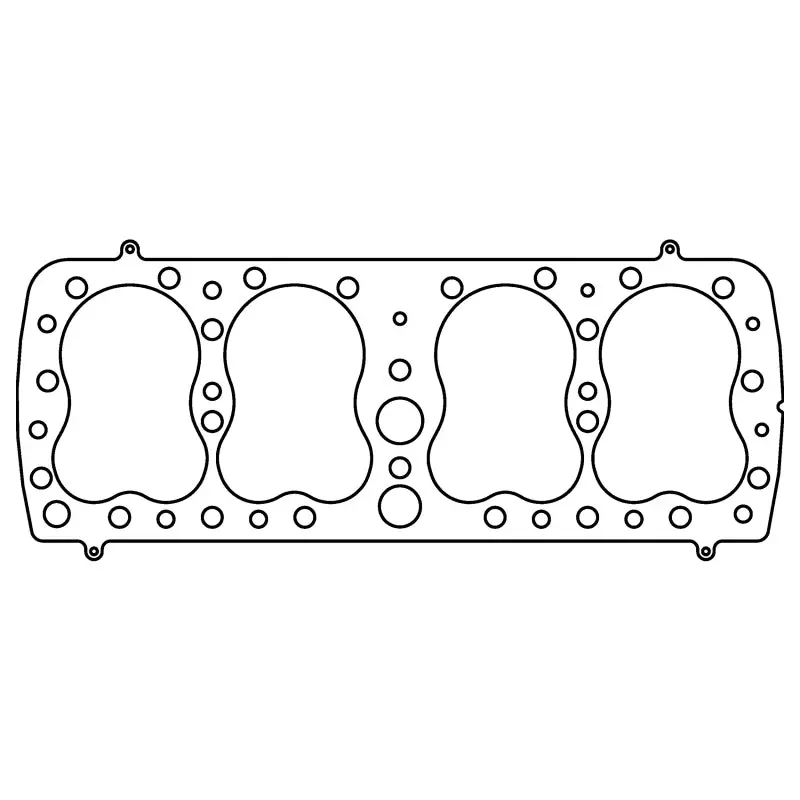 Cometic Mls Cylinder Head Gasket For Ford Flathead V8 – 0.140-Inch Thickness, 3.375-Inch Bore, 24-Stud 59A 1