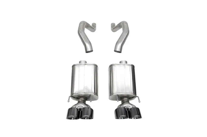 Corsa Axle-Back Exhaust For 2006–2013 Corvette C6 Z06/Zr1 – Black Pvd Finish 1