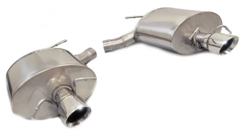 Corsa Sport Axle-Back Exhaust – Polished Stainless Steel, For 2011–2013 Cadillac Cts Wagon V8 6.2L 1