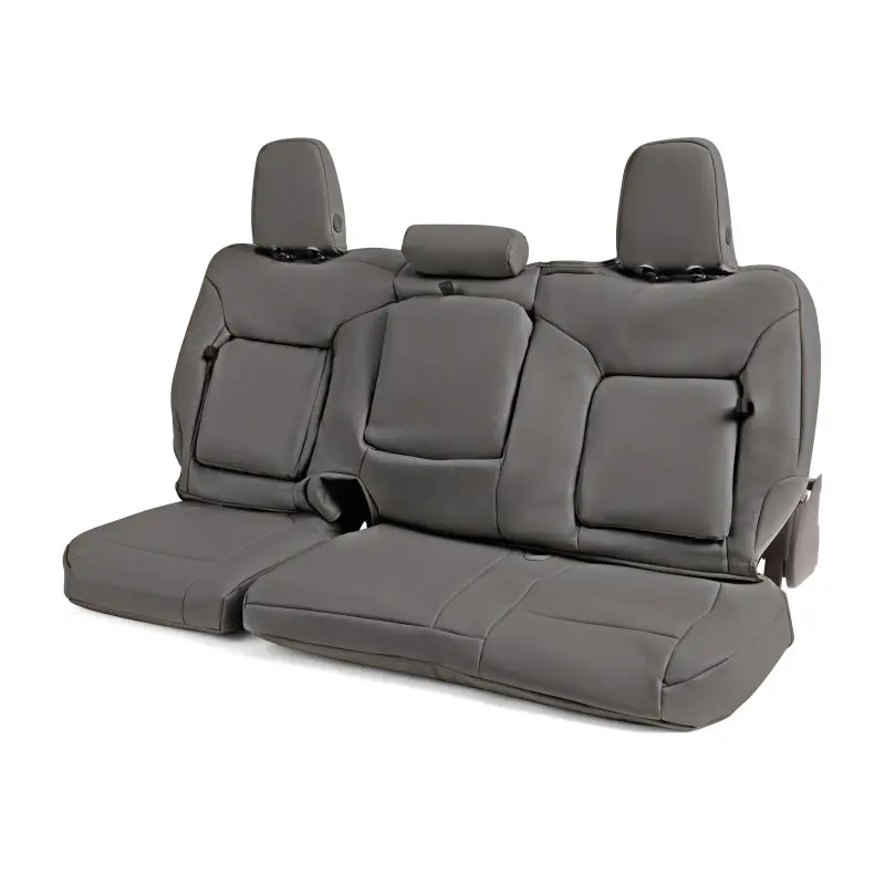 Covercraft 19-21 Chevrolet Silverado/ Leatherette Precisionfit Custom Front Row Seat Covers - Stone 2