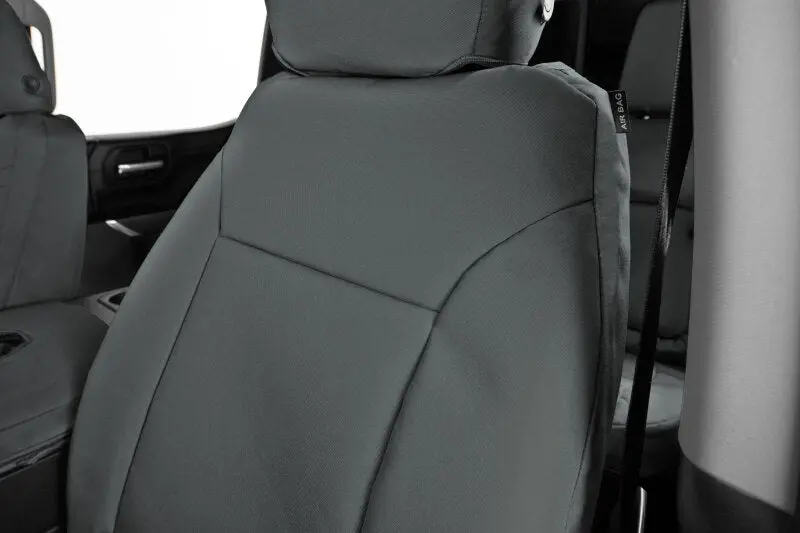 Covercraft Endura Precisionfit Front Row Seat Covers For 2021–2025 Ford F-150 Xl Regular Cab – Charcoal/Charcoal 1