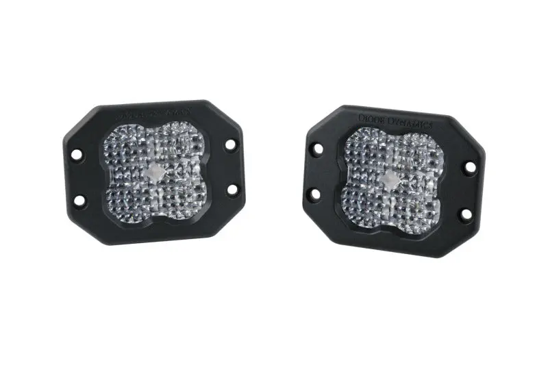 Diode Dynamics Ss3 Pro Abl Led Fog Lights – White Flood Beam, Flush-Mount Pair 1