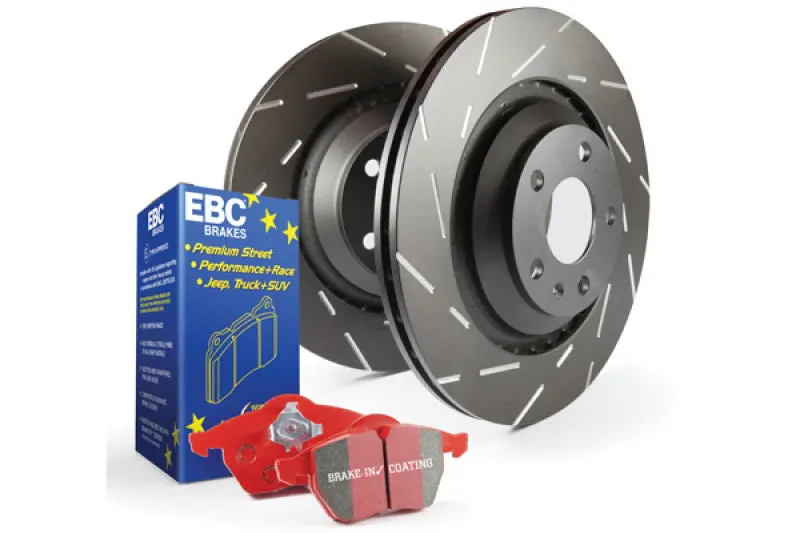 Ebc Redstuff Brake Pad & Usr Drilled & Slotted Rotor Kit (S4 Series) 1