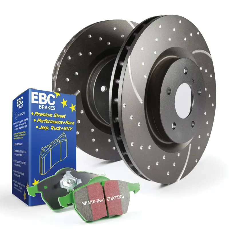 Ebc S10 Brake Kit – Greenstuff Pads Paired With Gd Series Rotors 1