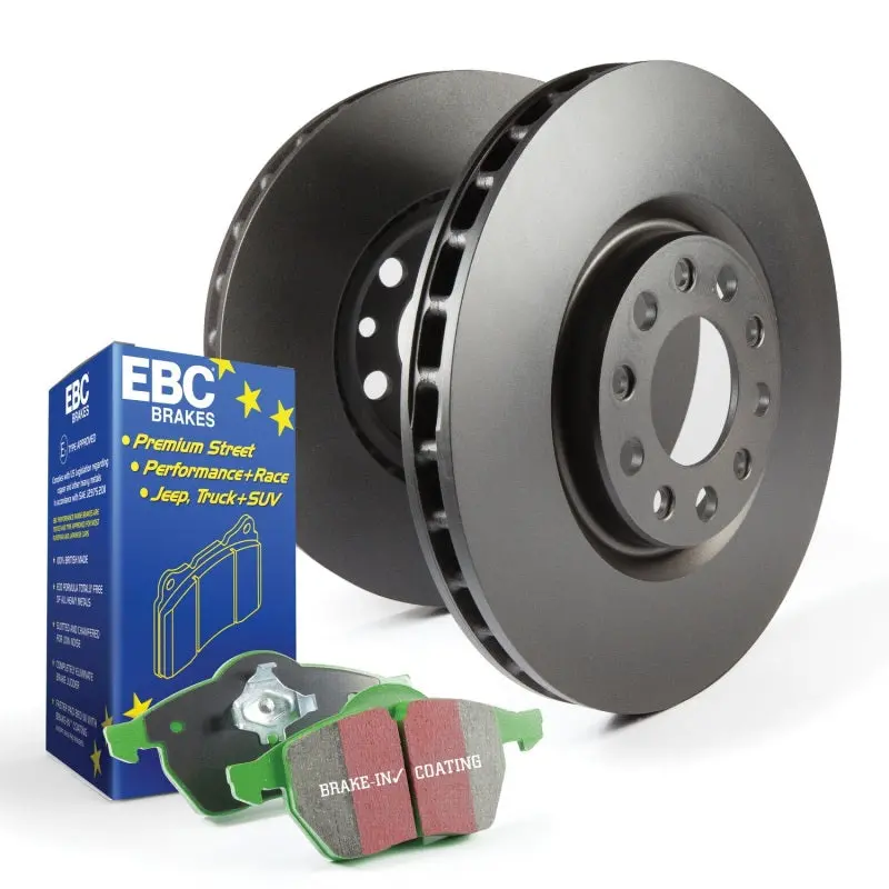 Ebc S14 Brake Kit – Greenstuff High-Performance Pads Paired With Rk Series Drilled & Slotted Rotors 2