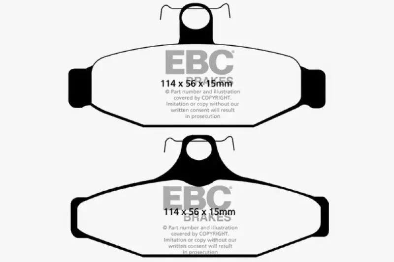 Ebc Yellowstuff Rear Brake Pads For 1993–2000 Aston Martin Virage 5.3L (Ap Caliper Fit) 1