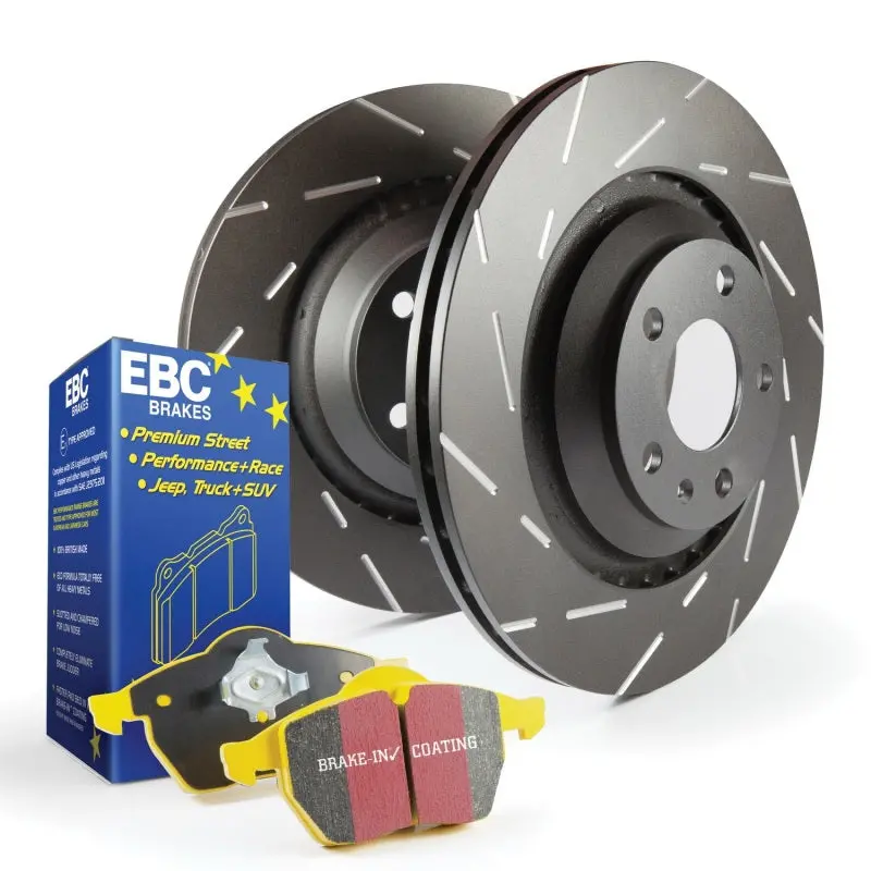 Ebc Yellowstuff S9 Brake Kit – High-Performance Pads And Usr Drilled & Slotted Rotors 1