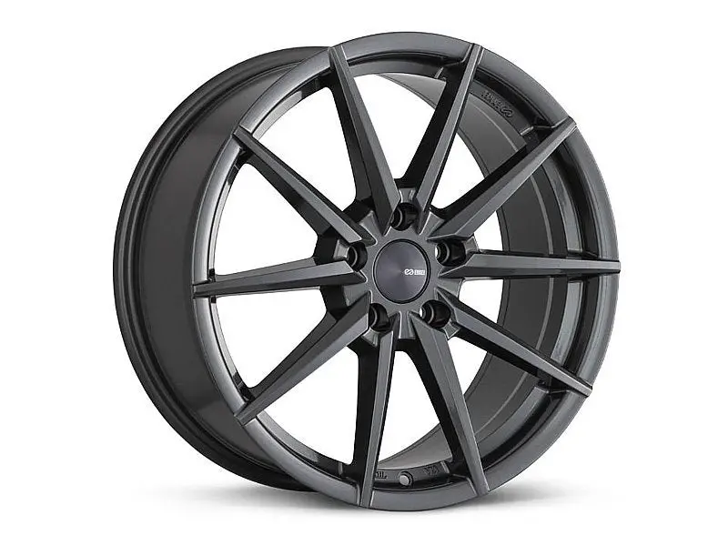 Enkei Hornet Anthracite Finish Wheel – 18X8, 5X100 Bolt Pattern, 45Mm Offset, 72.6Mm Bore 1