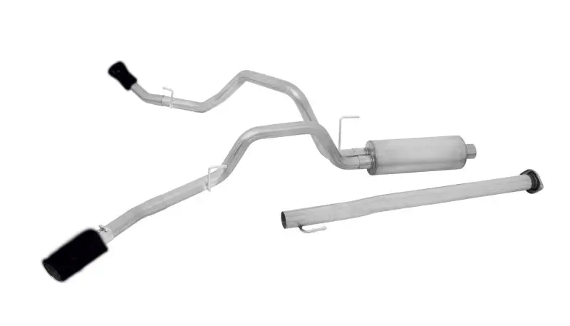 Gibson Black Elite Dual Cat-Back Exhaust System – 3"/2.5" Stainless Steel, For 2015–2020 Ford F-150 (2.7L/3.5L/5.0L) 1