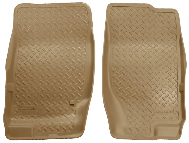 Husky Liners Classic Tan Floor Mats — Custom Fit For 2002–2009 Ford Explorer & 2003–2005 Lincoln Aviator 1