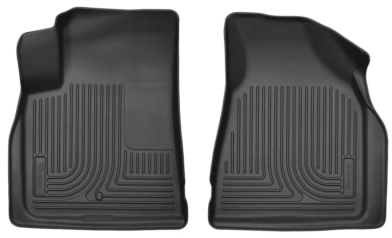 Husky Liners Weatherbeater Front Floor Liners – Black, Custom Fit For Chevy Traverse (2009–2014) & Gmc Acadia (2007–2014) 1
