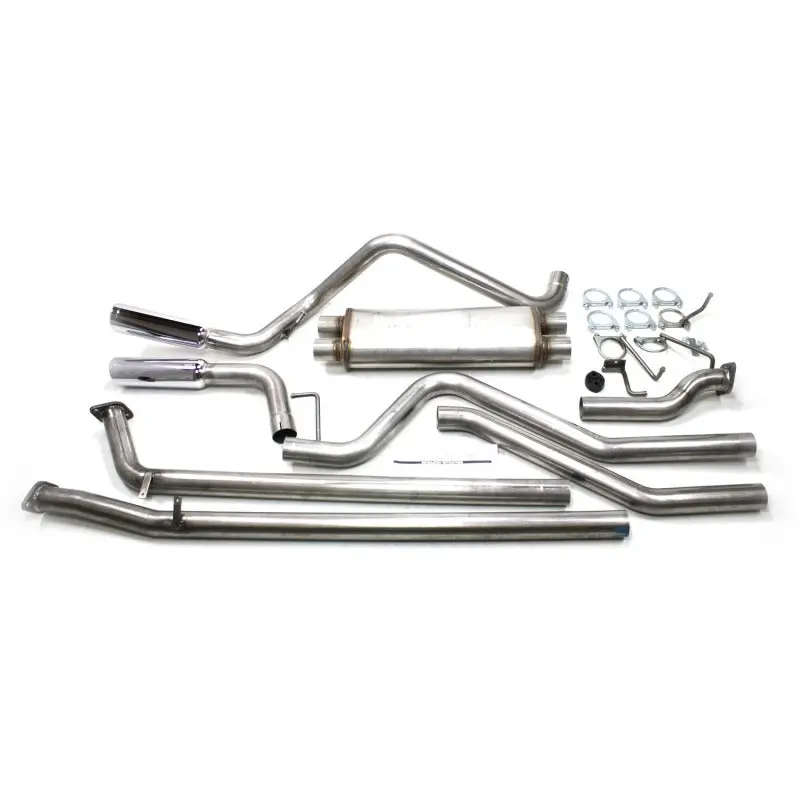 Jba Stainless Steel Cat-Back Exhaust System For 2007–2020 Toyota Tundra (4.6L/4.7L/5.7L) — Passenger-Side Dual Exit 1