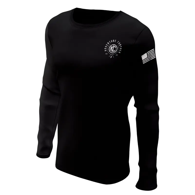 Kc Trailblazer Long Sleeve Tee Shirt - Black - Medium 1