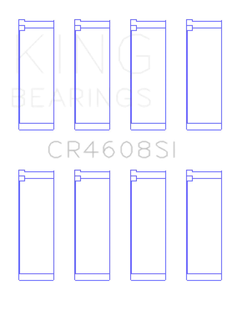 King Connecting Rod Bearing Set For Toyota 2Zz-Ge Engine – Standard Size, 4-Piece Kit 1