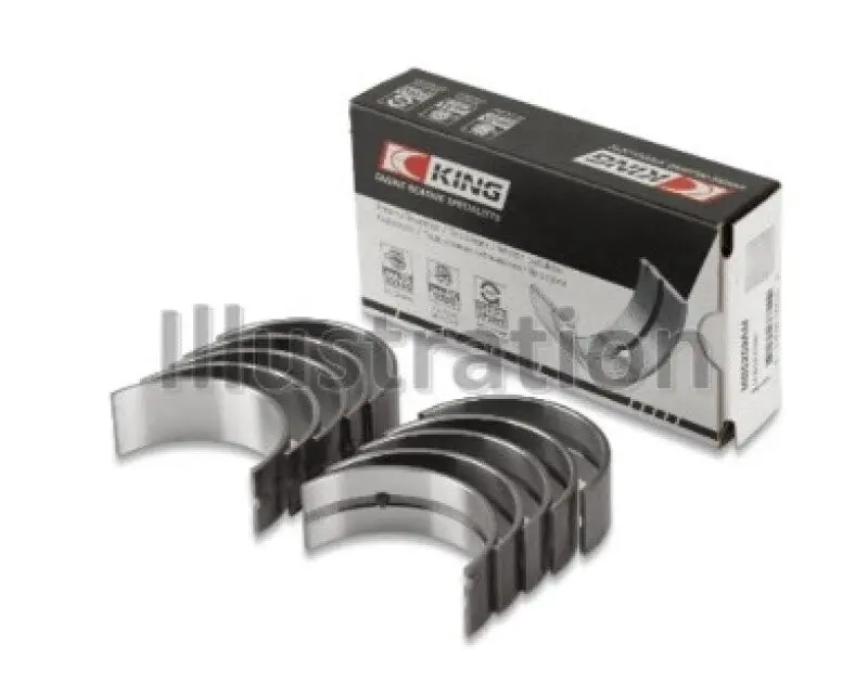 King Engine Bearings Mazda Main Bearing Set — Vb/Vc/Ma/Na/Ub/Va Series (+0.25Mm Oversize) 1