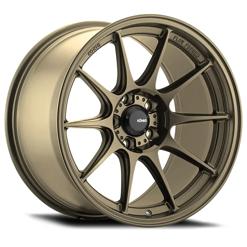 Konig Dekagram Alloy Wheel – 15X8 Inch, Gloss Bronze Finish, 4X100 Bolt Pattern, Et25 Offset 1