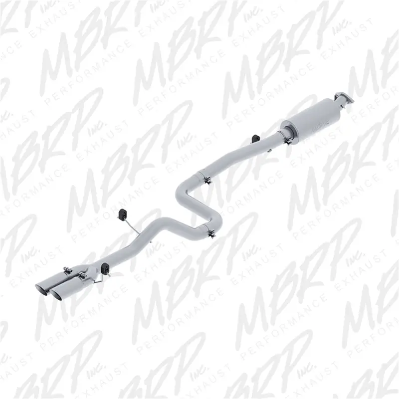 Mbrp Dual-Outlet Aluminum Cat-Back Exhaust For 2014–2019 Ford Fiesta St 1.6L Ecoboost 1