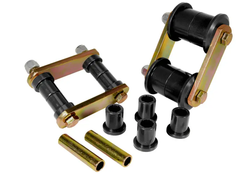 Prothane Heavy-Duty Shackle Bushing Kit – Black, For 1970–1983 Amc Vehicles 1