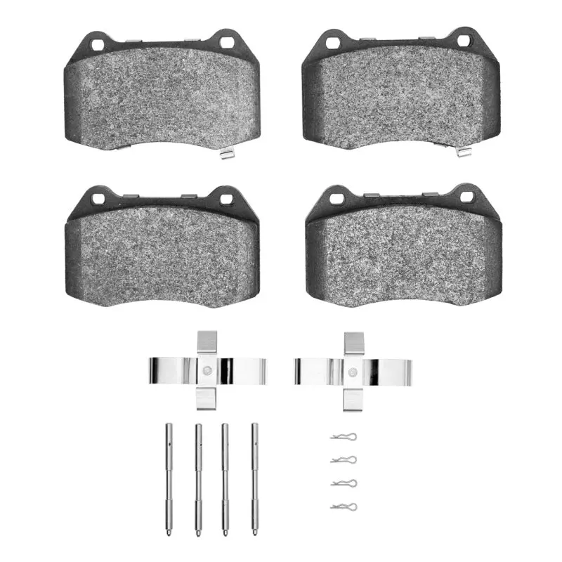 R1 04-06 Nissan Sentra Front Semi Met Pads & Hardware Kit 1