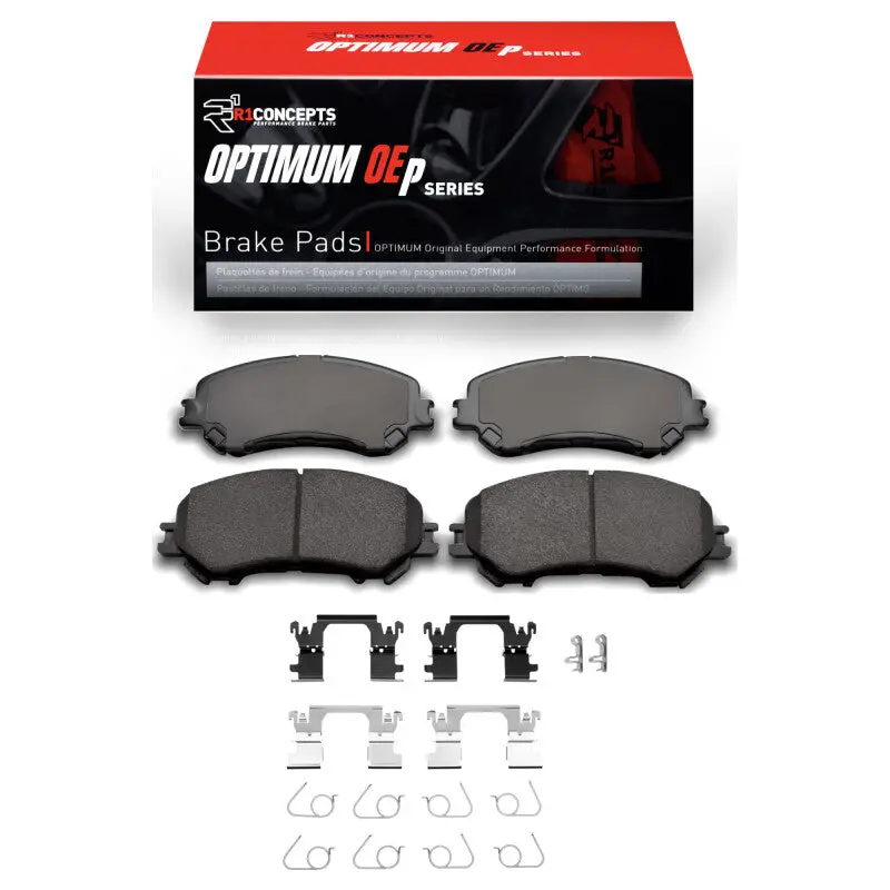 R1 Optimum Oe-Style Front Brake Pad & Hardware Kit For 2014–2023 Nissan X-Trail (Mexico Market) 1