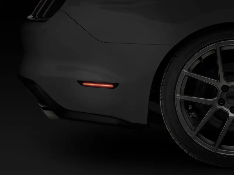 Raxiom Axial Series Smoked Led Rear Side Marker Lights For 2015–2022 Ford Mustang 1