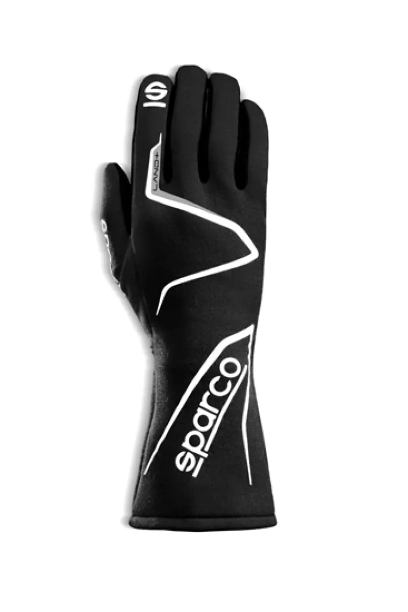 Sparco Land+ 8 Driving Glove – Black, Premium Fit & Grip 1