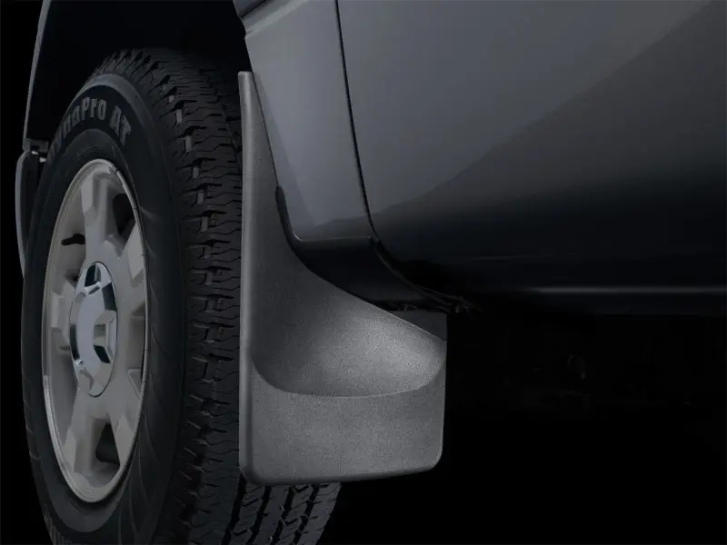 Weathertech No-Drill Mudflaps For 2011+ Ford Super Duty Trucks – Black 1