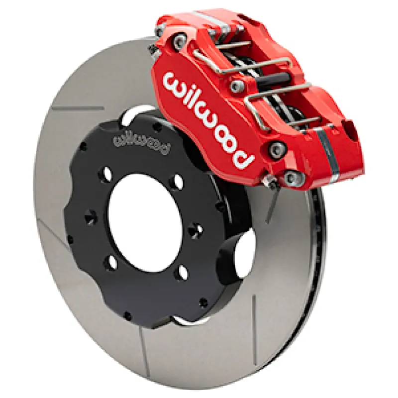 Wilwood Dynapro 4R Front Big Brake Kit – Mazda Miata Mx-5 (1999–2015), Gloss Red Calipers, Street-Optimized 1