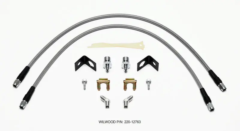 Wilwood Front Brake Flexline Kit – 22-Inch, Designed For Jeep Wrangler Applications 1