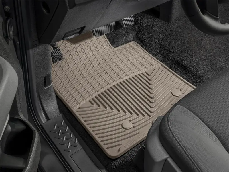 Wt Rubber Front Floor Mats – Tan Interior Fit 1